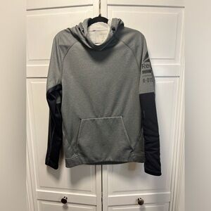 Reebok Color-block Sweatshirt With Hoodie Size Men’s Small Color Gray/Black